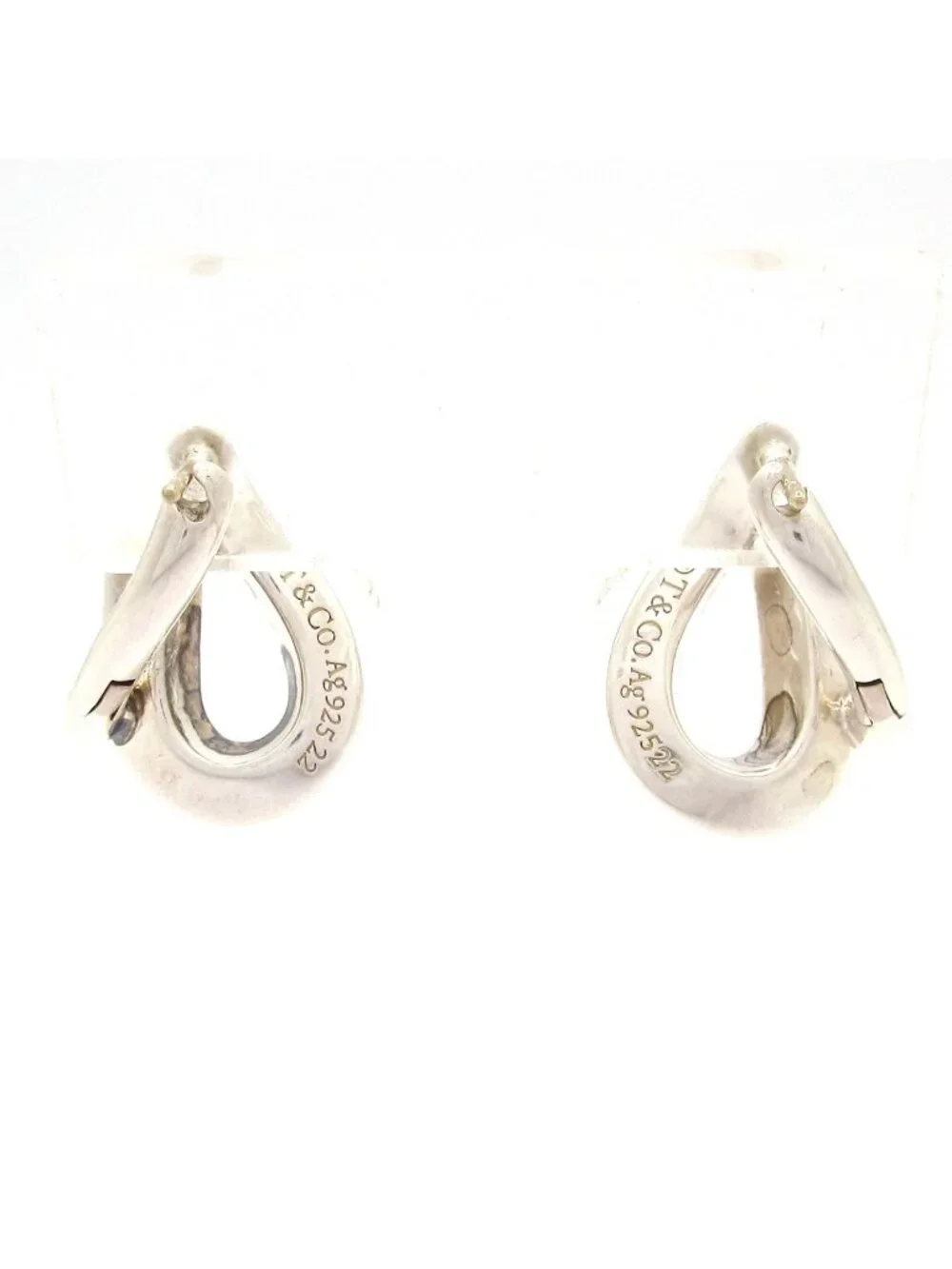 Tiffany & Co Single Earrings Forge Link Silver